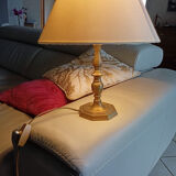 Old/vintage 60s metal lamp and lampshade