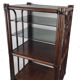 Bamboo Shelf / Smoked glass on foot 70s
