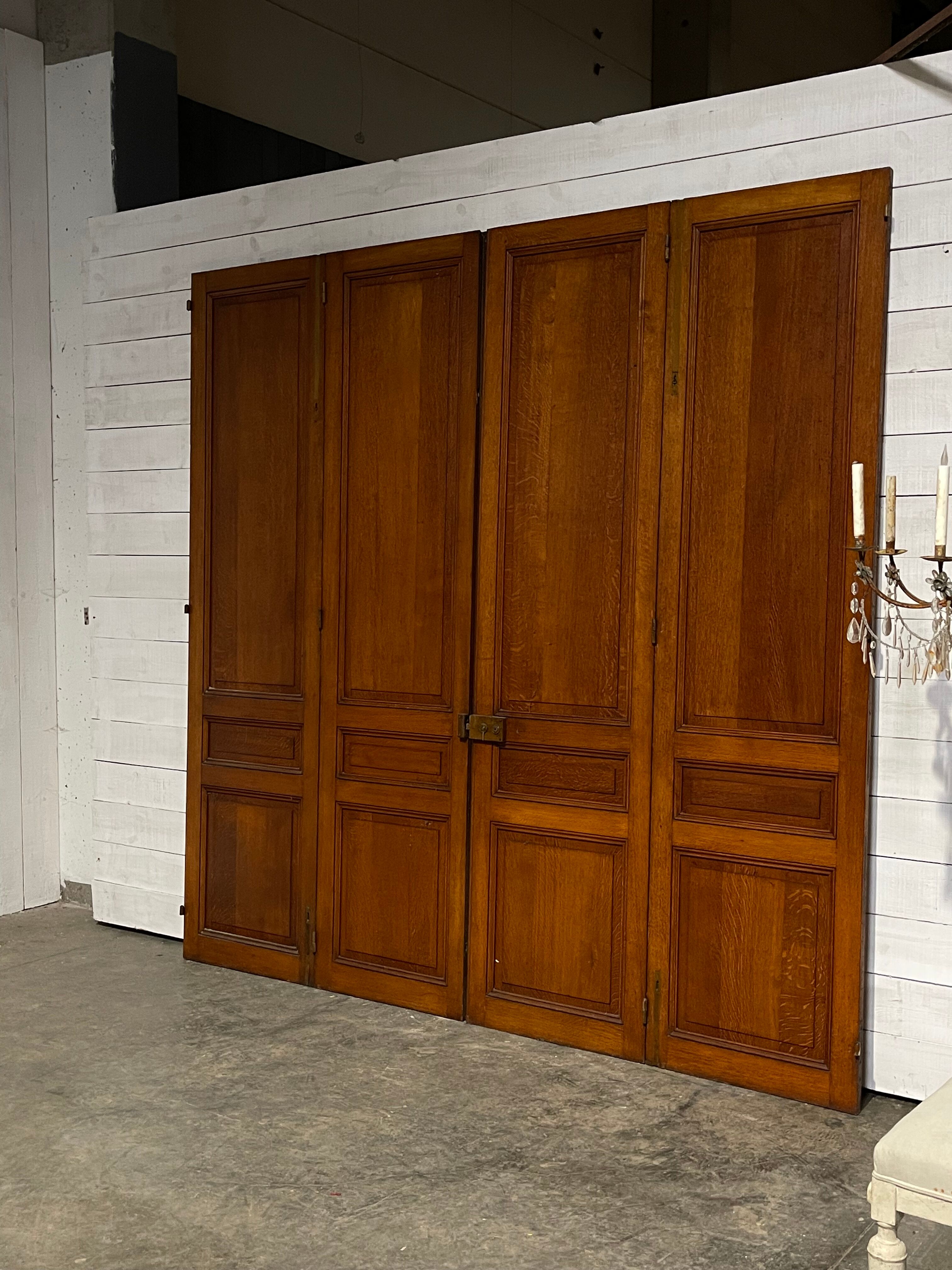 Old oak doors