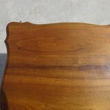 Solid walnut nesting table