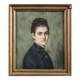 Portrait of a young woman in a medallion (Jeanne Puget, wife of Cocha)
