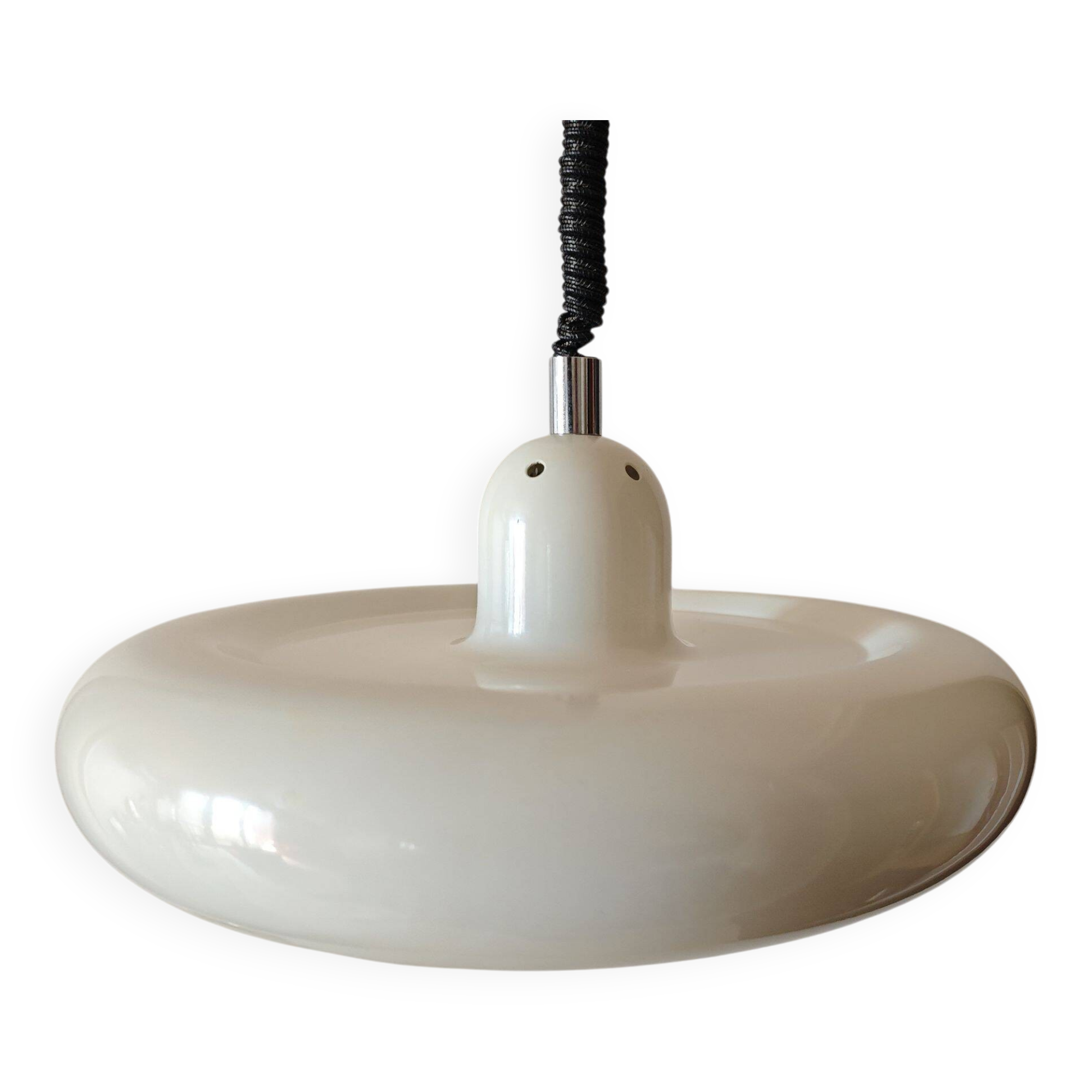 Space Age pendant lamp, Italian design - Enrico Furio Dominici - 1950s/1960s