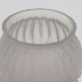 Purple tulip glass globe