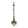 Lampadaire torchère en bois sculpté et doré