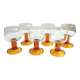 70's Amber Wine Glasses