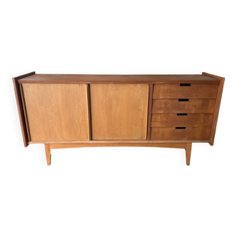 High vintage wooden sideboard