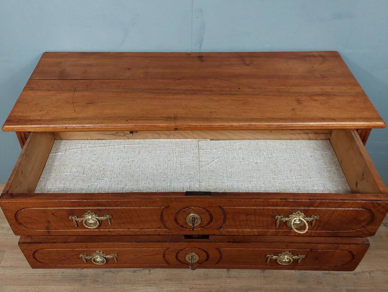 Louis XVI style chest of drawers in walnut circa 1800