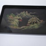 Japan's black lace-up tray