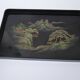 Japan's black lace-up tray