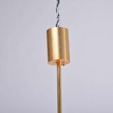 Golden chandelier by Angelo Brotto for Esperia Italia