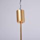 Golden chandelier by Angelo Brotto for Esperia Italia