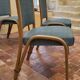 4 chaises Bow wood édition Steiner 1950