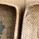 Pair of old braided pans