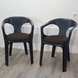 Pair of armchairs by Henry Massonet for Stamp 1974