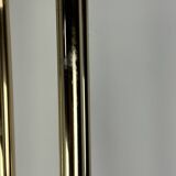Coat rack with 4 hooks in gold metal and altuglass