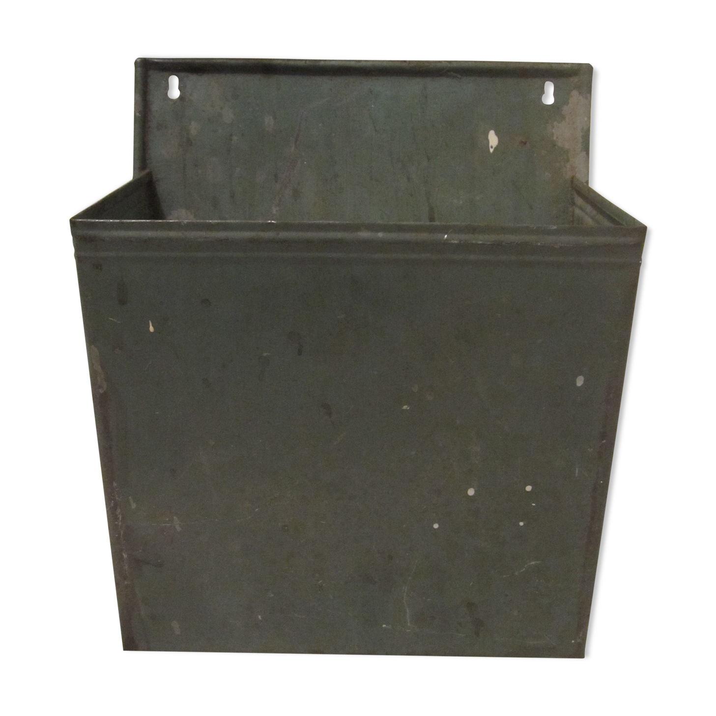 Old industrial metal magazine door