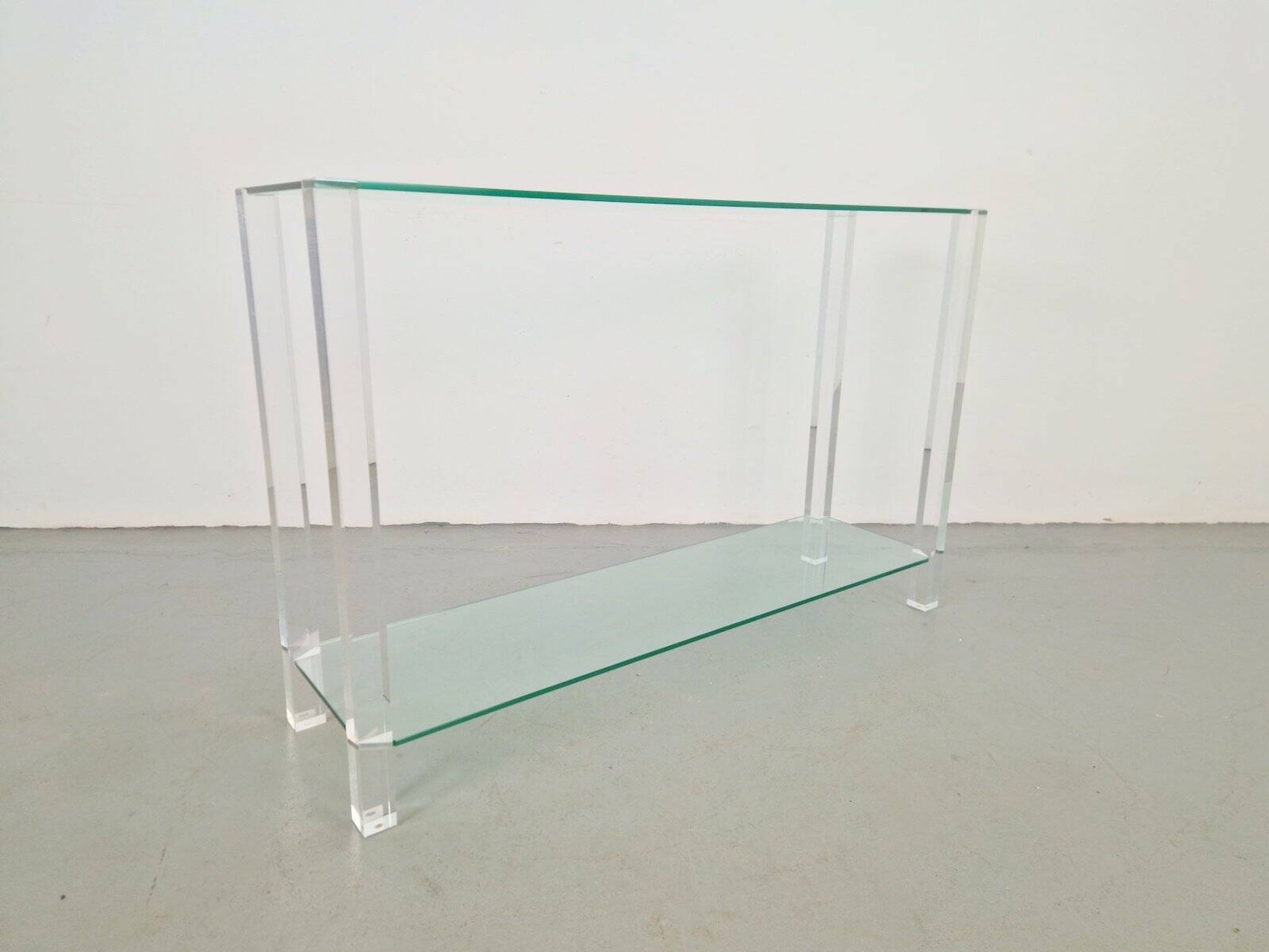 Glass and Acrylic The Hague Console Table from Bor Design, 1990s