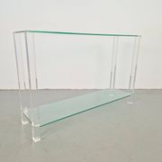 Glass and Acrylic The Hague Console Table from Bor Design, 1990s