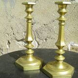 Pair of old candlesticks