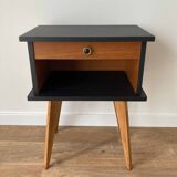 Vintage bedside - compass feet