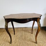 Louis XV style inlaid violin table – Napoleon III period