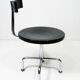 Architects chair with tubular steel frame, height adjustable