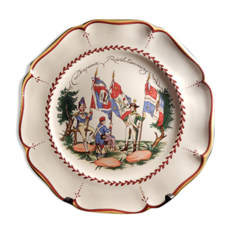 Plate of saint-clément numbered bicentenary of the french revolution by chassagnac