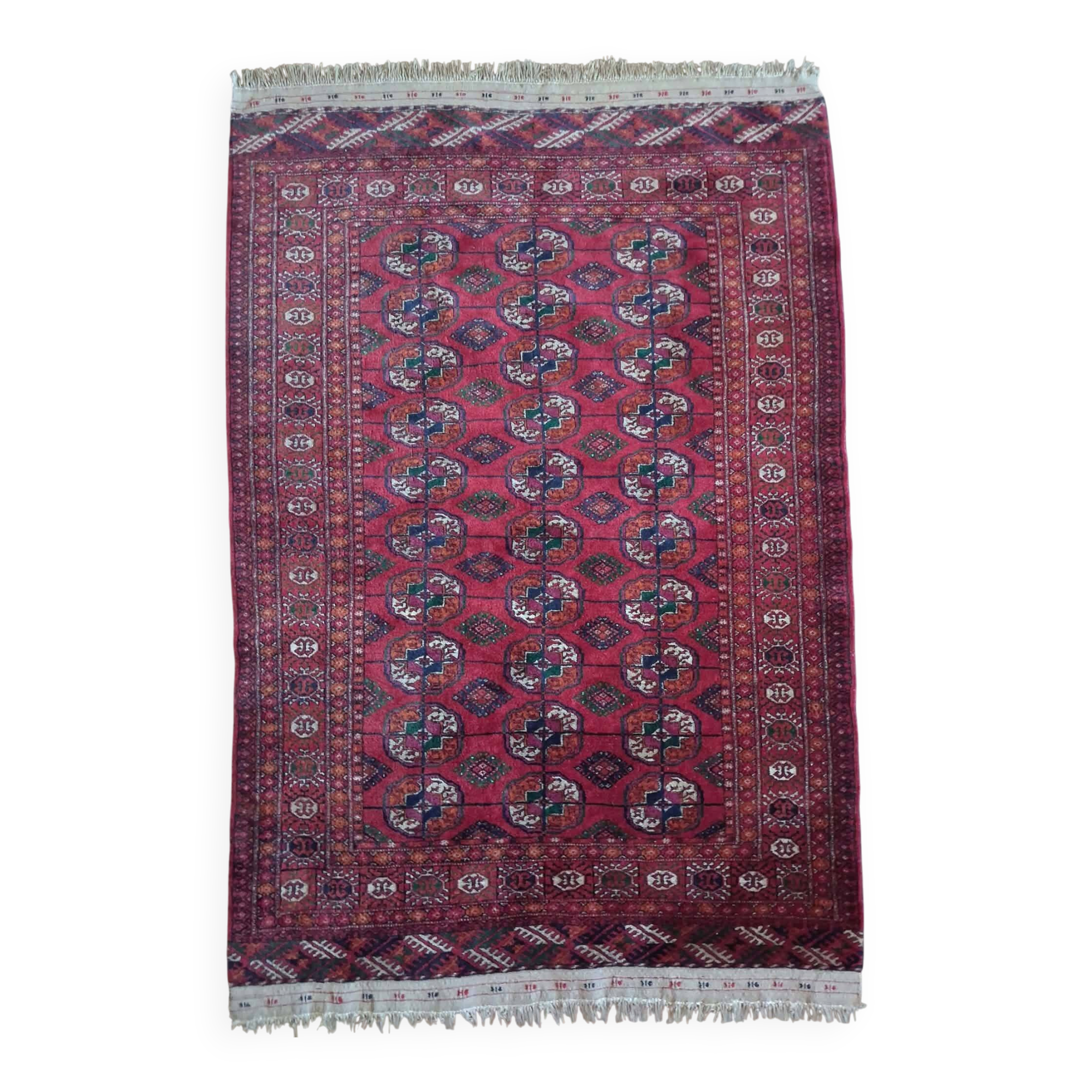 Tapis Boukhara Turkmène fait main 178x120cm