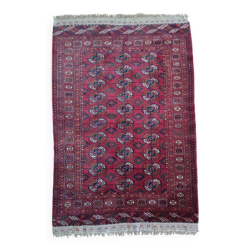 Handmade Turkmen Bukhara rug 178x120cm
