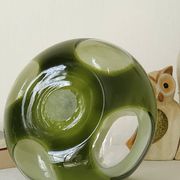 Vase en verre soufflé Space Age