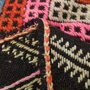 5x7 Pink & Blue Handmade Kilim Rug, 167x226Cm