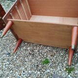 Old vintage chest of drawers with compass foot