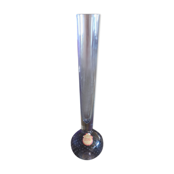 Soliflore en cristal de Bohème - Années 1980