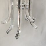 Lustre en cristal design italien années 70