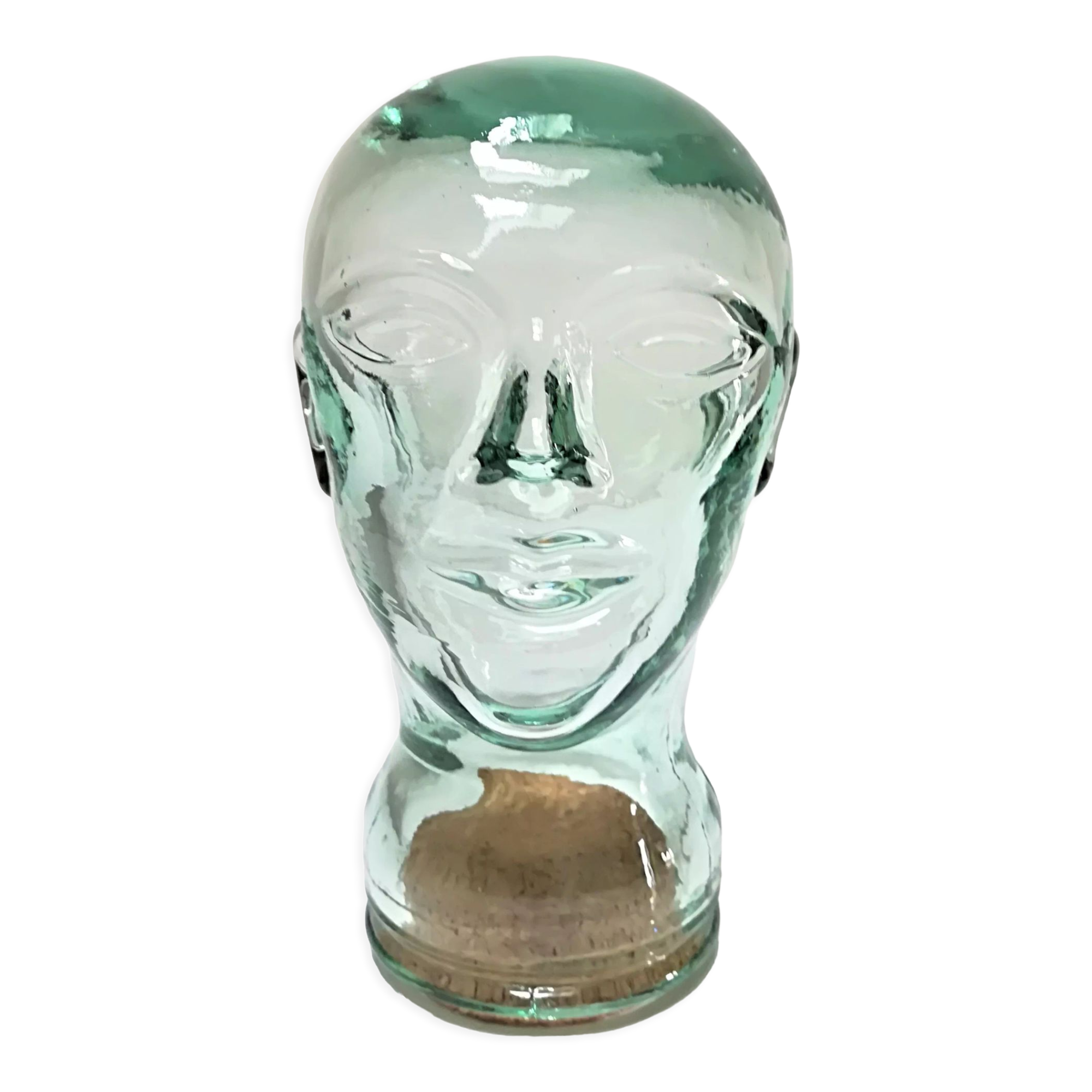 Anthropomorphic glass jar design 80s