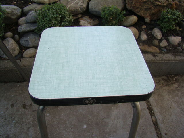Set chair stools formica vintage 60