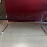 Glass coffee table