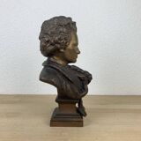 Buste Beethoven régule d'après Gaston Leroux