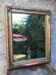 Golden mirror with gold leaf 79 x 53 cm