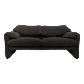 Cassina Maralunga 2 seater bicolore black- grey