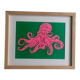 Colour paper work of the octopus
