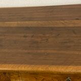 Bressane XVIII walnut table, 2 pulls, a drawer.