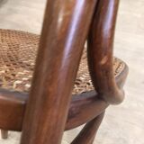 4 old wooden bistro chairs