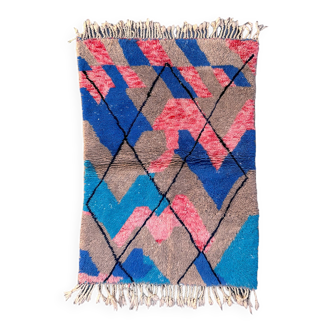 Colorful Beni M'Rirt Berber rug - 150 x 106 cm
