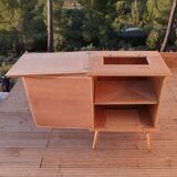Vintage sideboard with compass feet