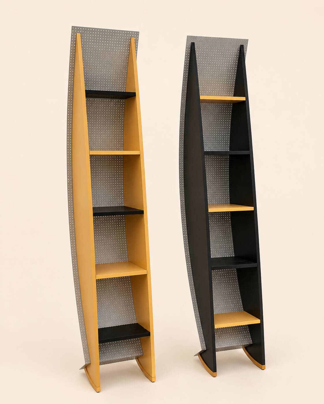 Self-supporting bookshelf 1980