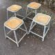 Set de 4 tabourets industriels