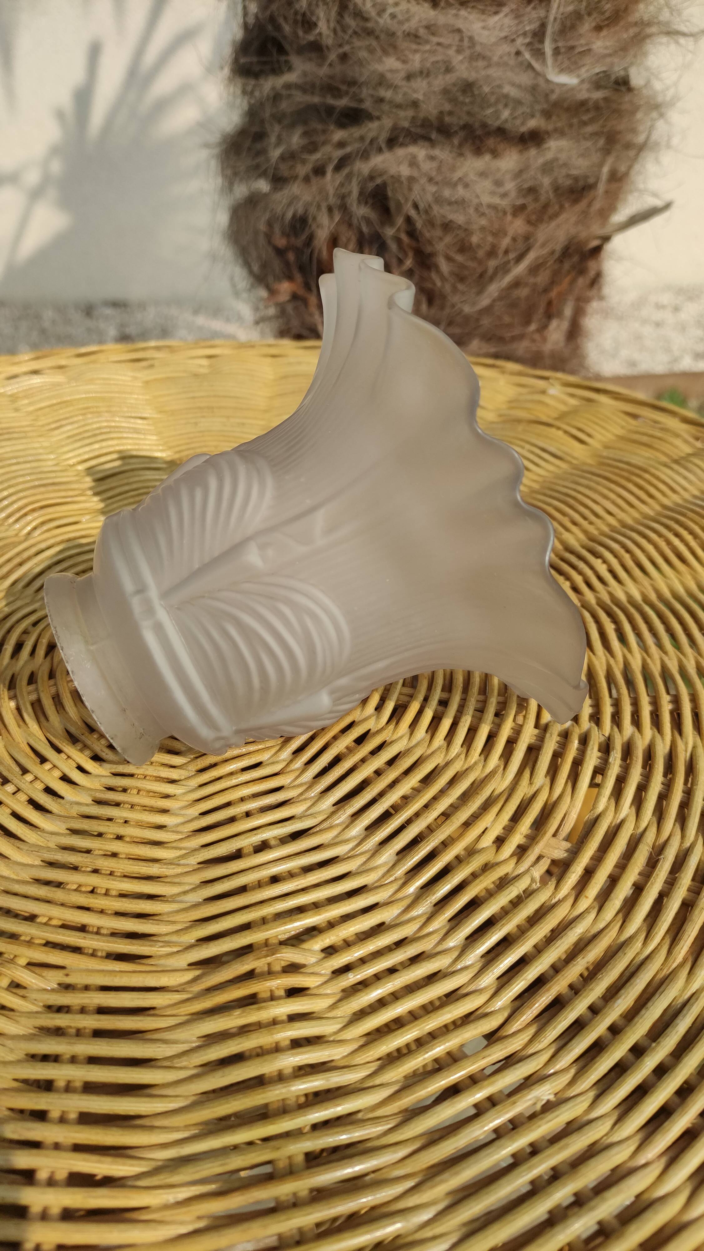 Lampe tulipe art déco