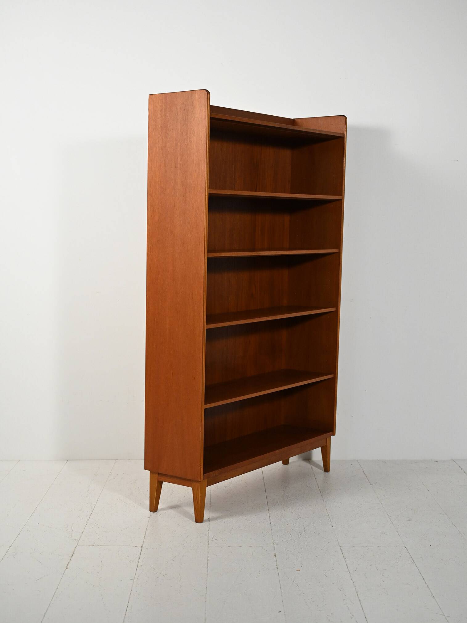 Scandinavian teak bookcase by Ferdinand Lundquist, 1960s