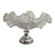 Antique wire glass bonbonniere on silver base